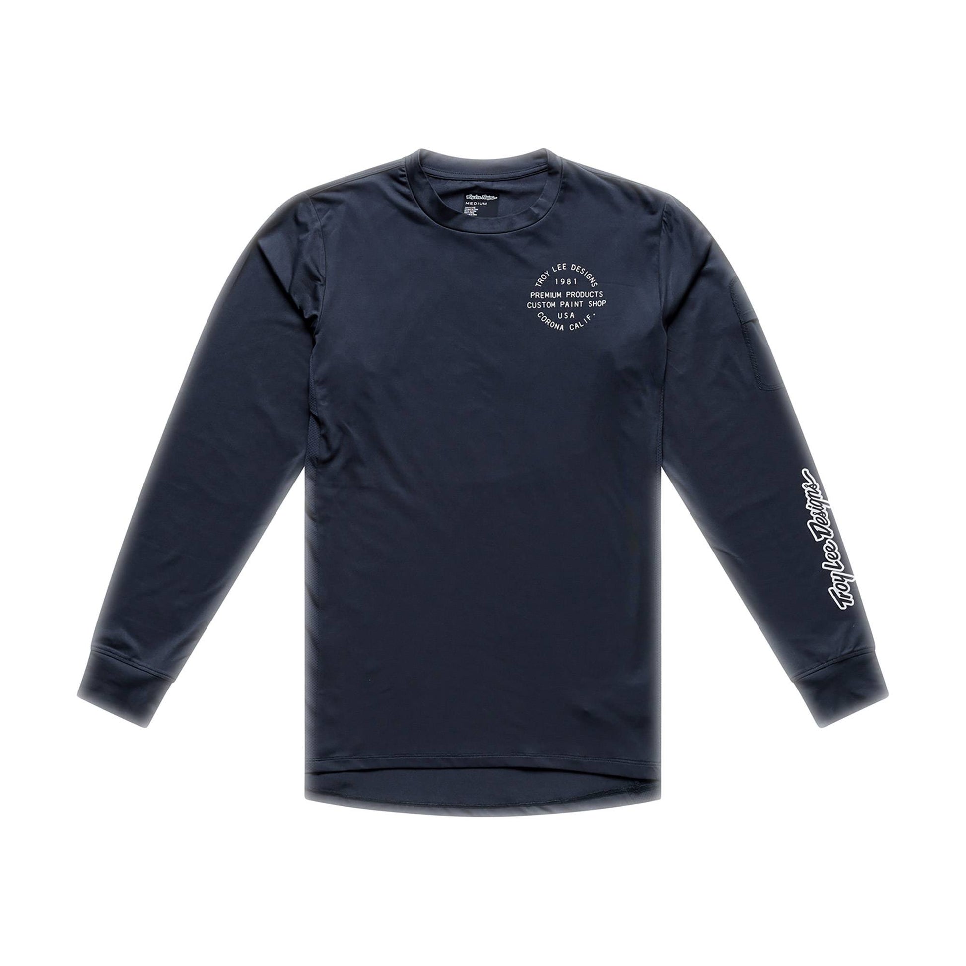 Troy Lee Designs Ruckus Ride LS Tee 2026-S-Pressed Carbon-BRINK