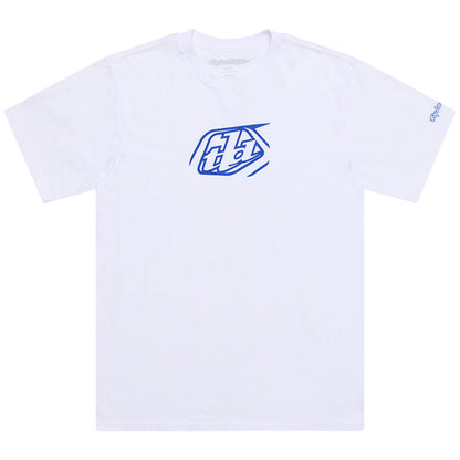 Troy Lee Designs SS Tee 2026-S-Badge White-BRINK