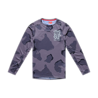 Troy Lee Designs Skyline Pro LS Jersey 2026-S-Flow Camo Carbon-BRINK