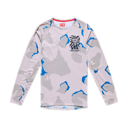 Troy Lee Designs Skyline Pro LS Jersey 2026-S-Flow Camo Pumice-BRINK