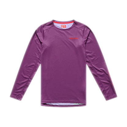 Troy Lee Designs Skyline Pro LS Jersey 2026-S-Mono Sangria-BRINK