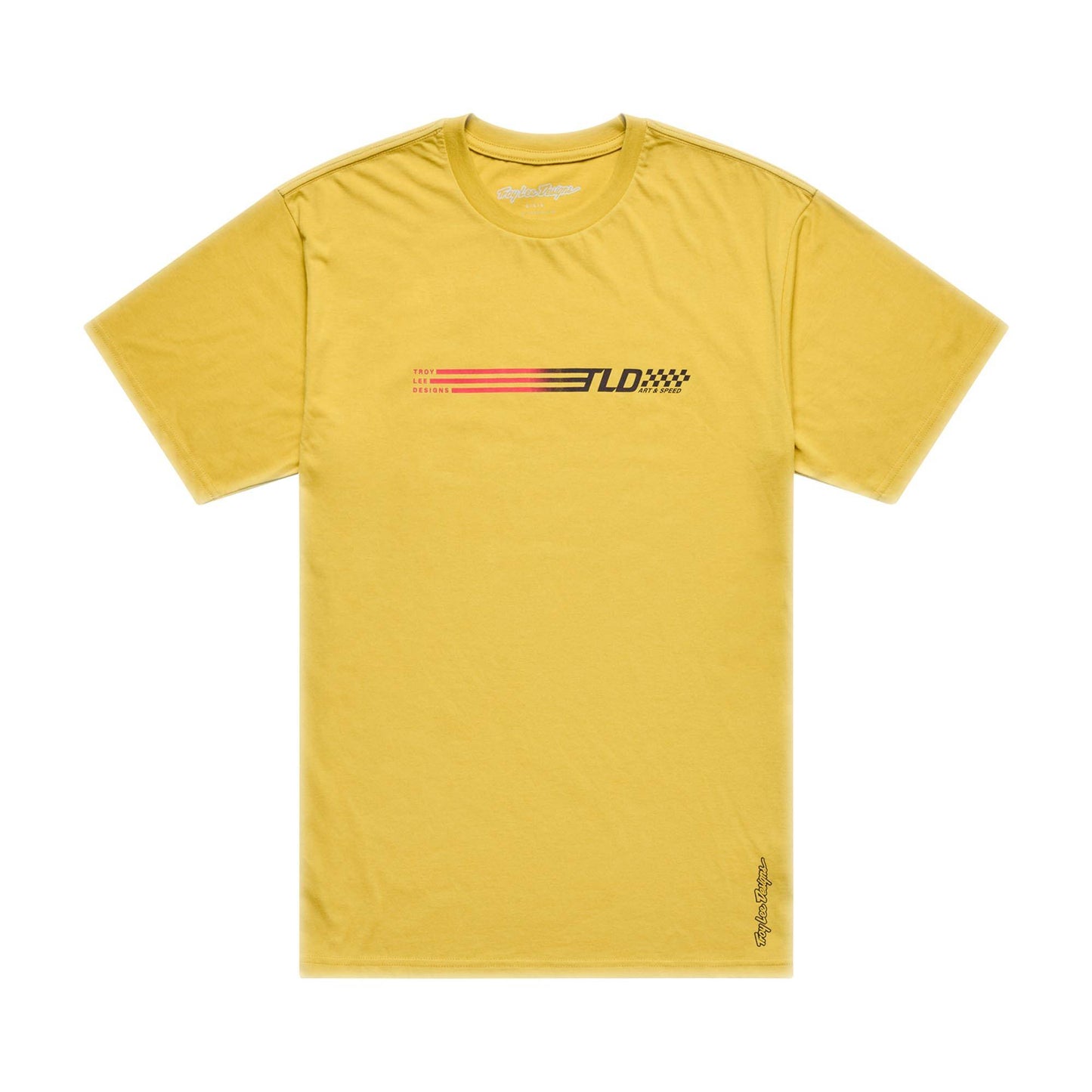 Troy Lee Designs Stripes SS Tee 2026-S-Butter-BRINK
