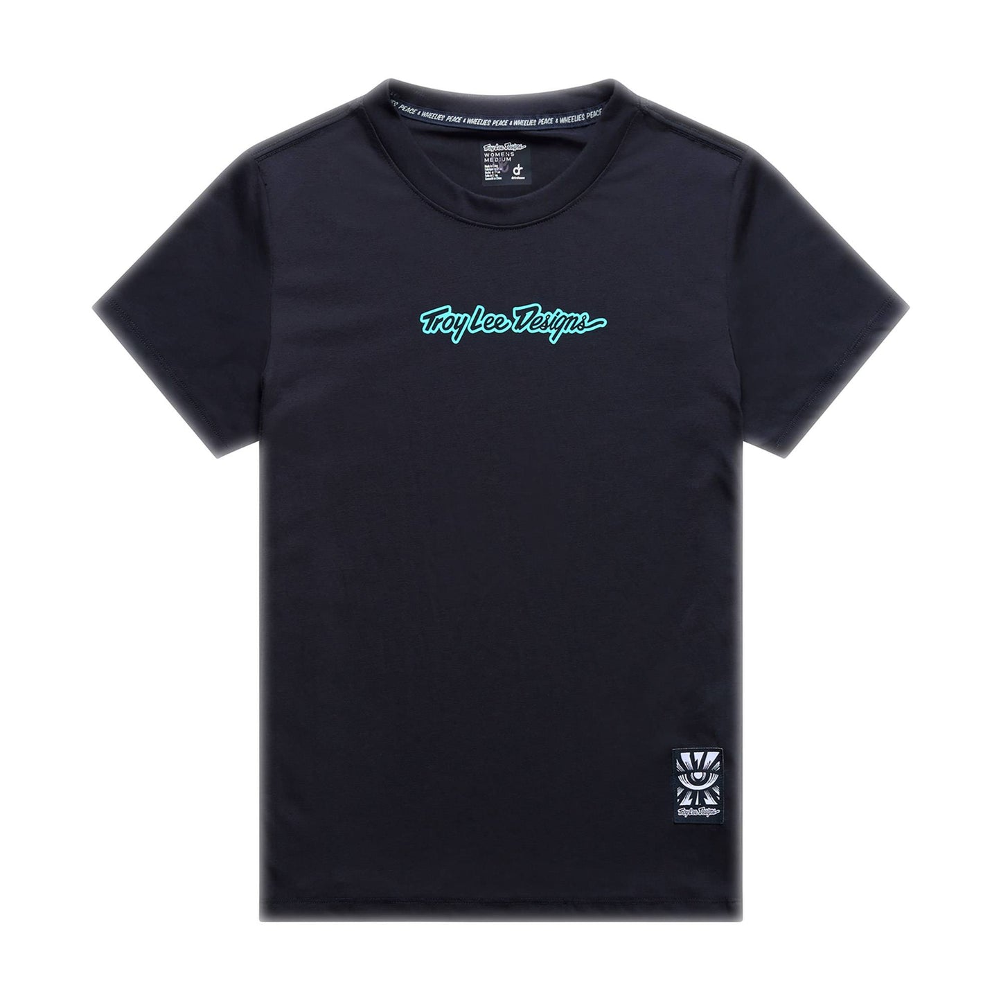Troy Lee Designs Womens Lilium Ride SS Tee 2026-XS-Signature Black-BRINK