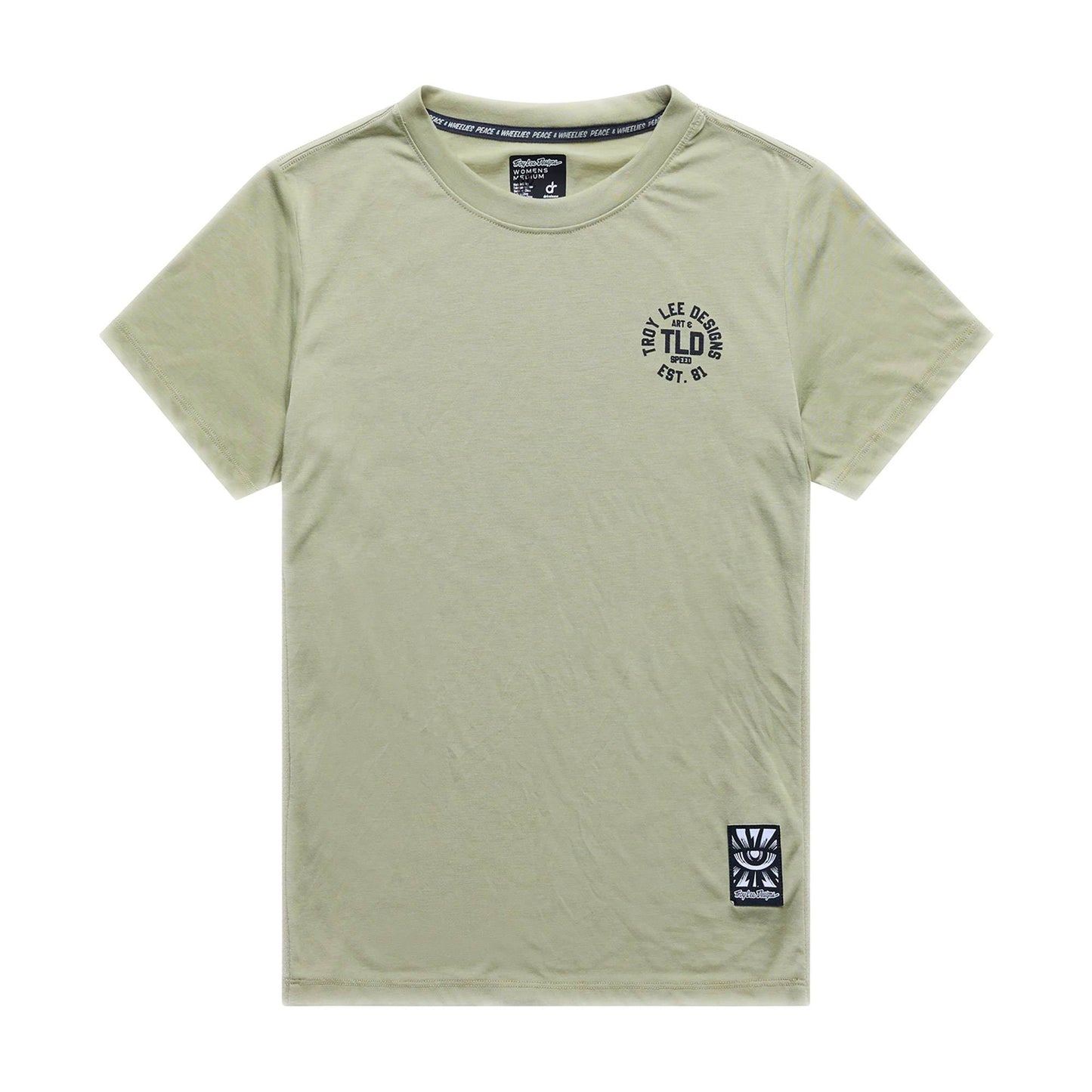 Troy Lee Designs Womens Lilium Ride SS Tee 2026-XS-Stamps Sage-BRINK