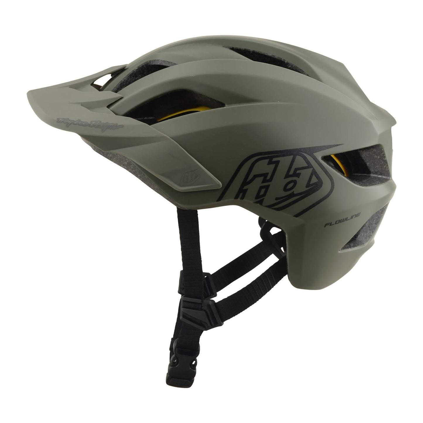 Troy Lee Designs Youth Flowline Helmet 2026-One Size-Point Army / Phantom-BRINK