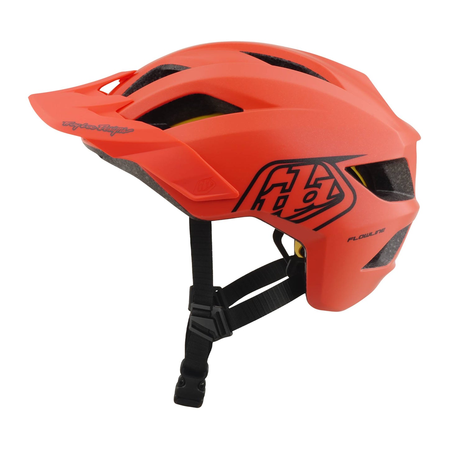Troy Lee Designs Youth Flowline Helmet 2026-One Size-Point Coral / Charcoal-BRINK