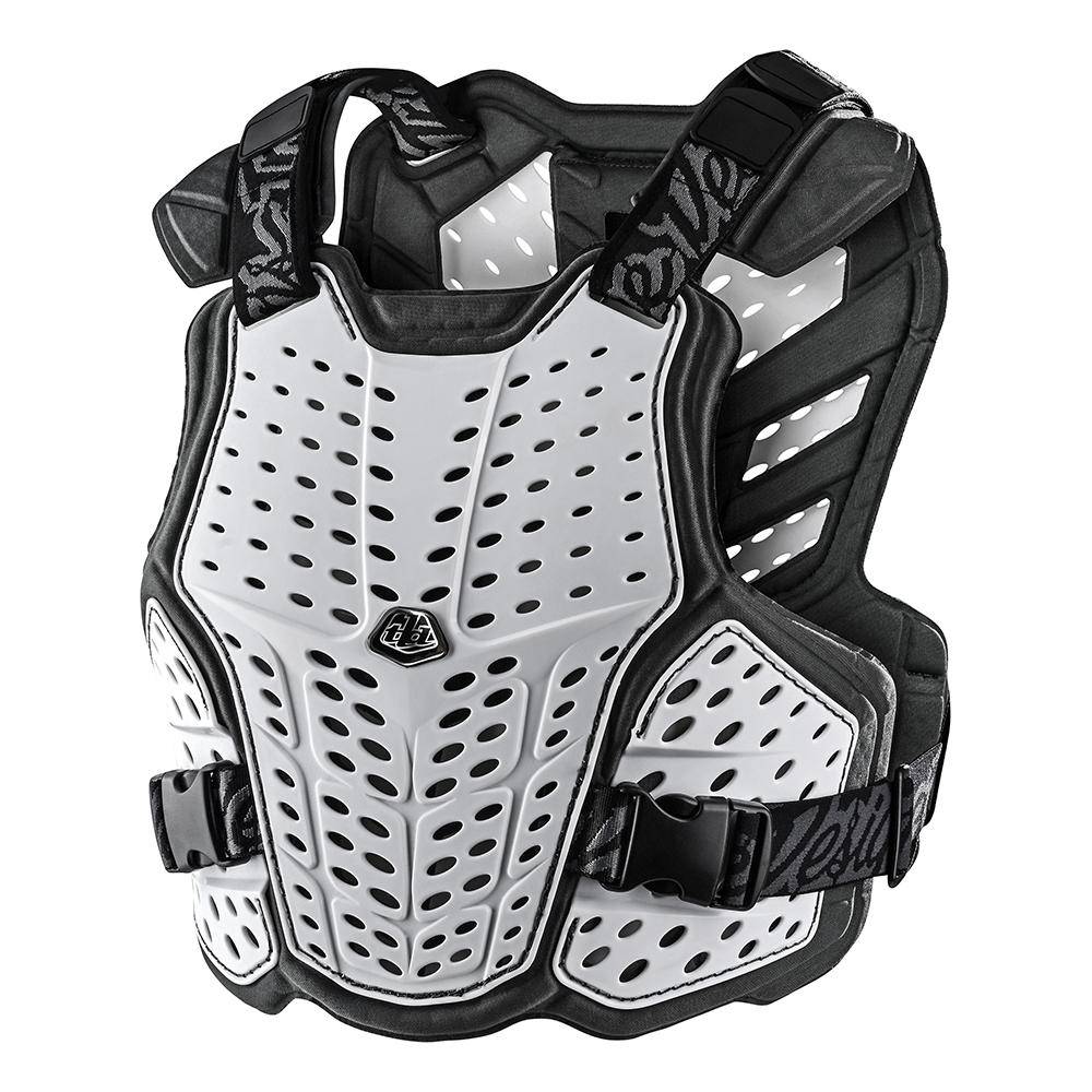 Troy Lee Designs Youth Rockfight Chest Protector 2026-One Size-White-BRINK