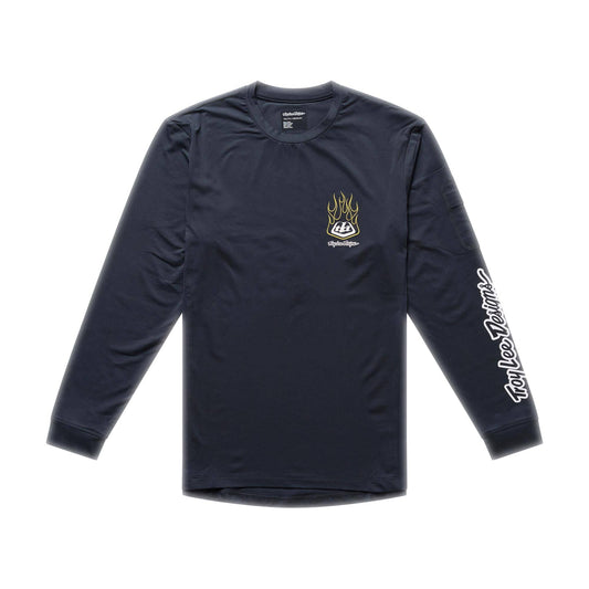 Troy Lee Designs Youth Ruckus Ride LS Tee 2026-XS-Pressed Carbon-BRINK