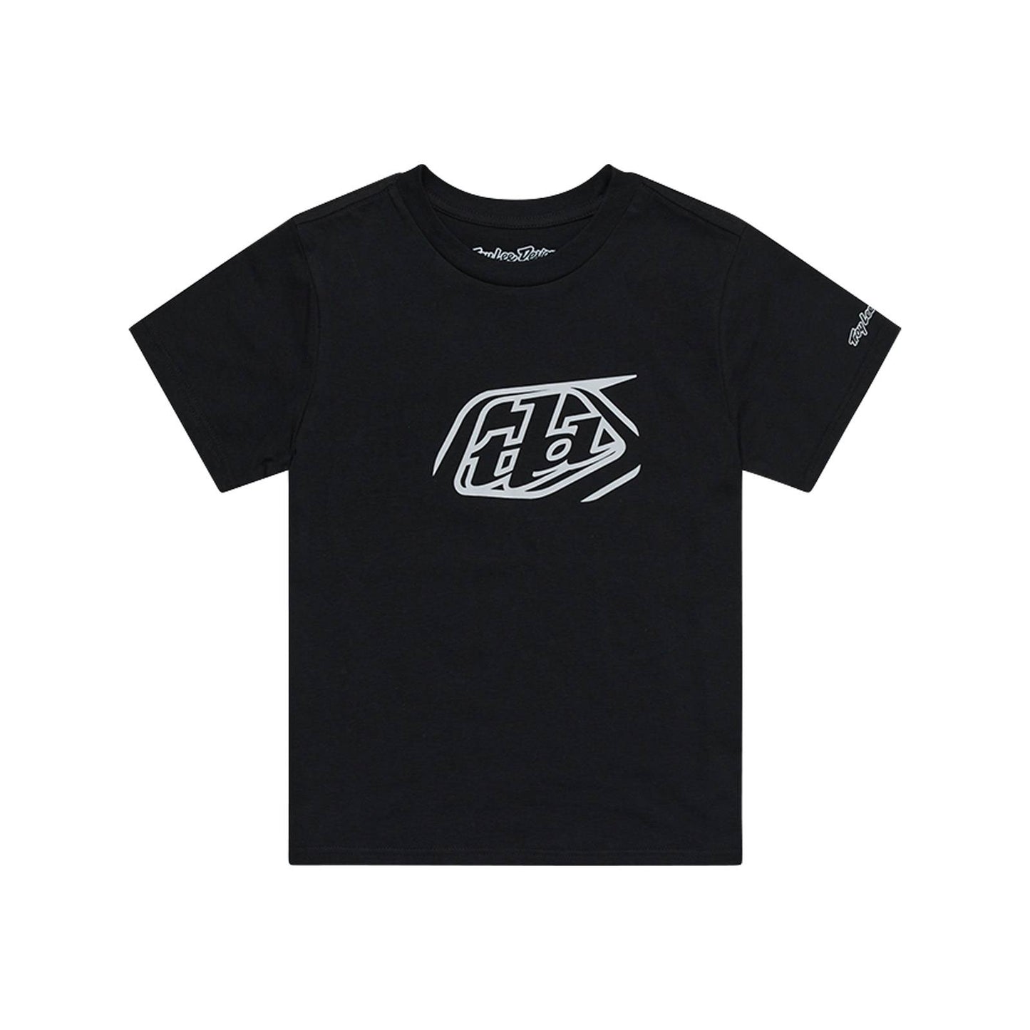 Troy Lee Designs Youth SS Tee 2026-S-Badge Black-BRINK