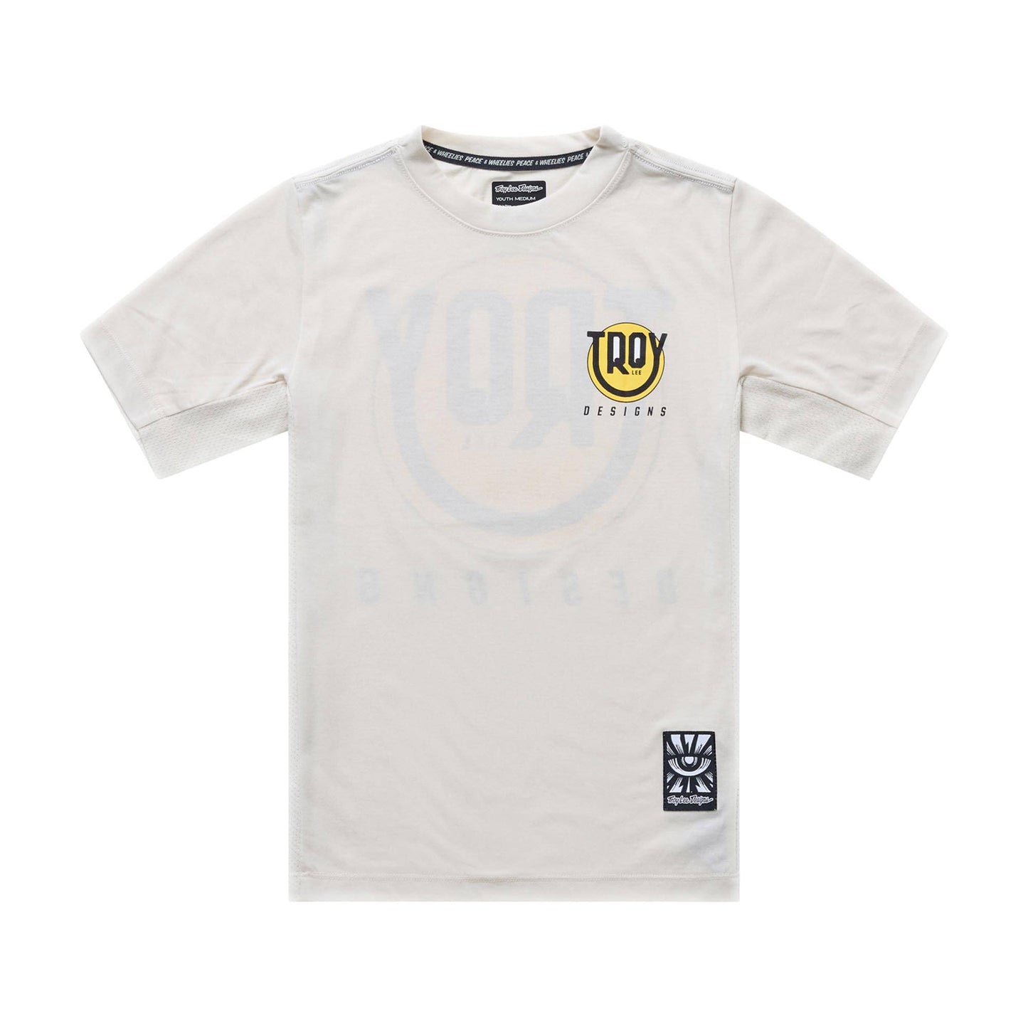 Troy Lee Designs Youth Skyline Ride SS Tee 2026-XS-Happy Pumice-BRINK