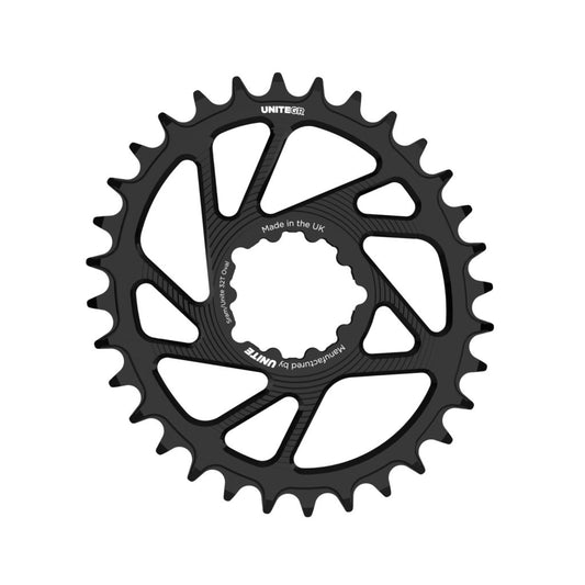 Unite Sram 3-bolt Boost 3mm Chainring, Oval, 32t, Black-BRINK