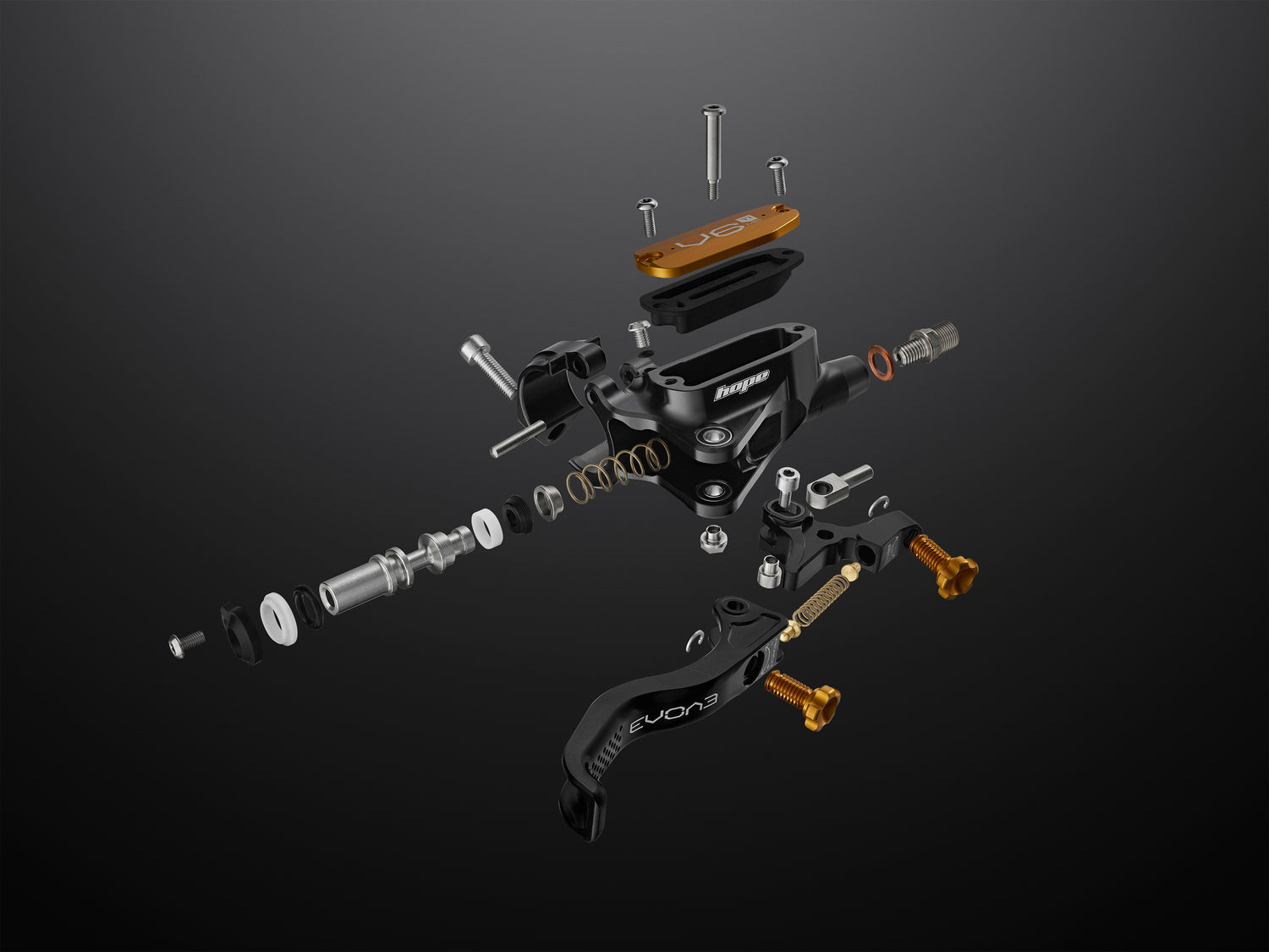 Hope EVO V6Ti Mono Edition - Radial Mount Power