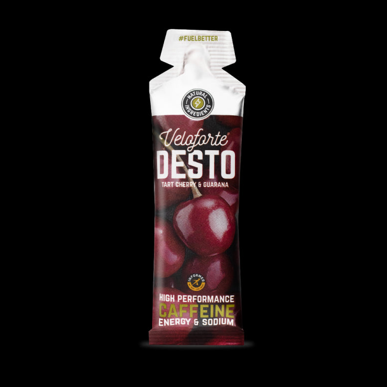 Veloforte Energy Gels-Desto - Cherry & Guarana-BRINK