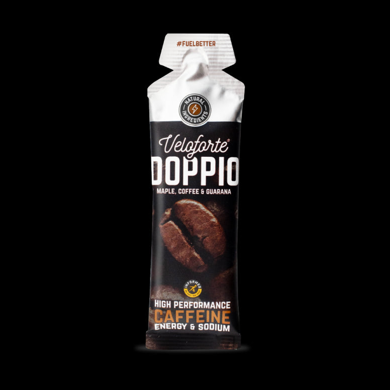 Veloforte Energy Gels-Doppio - Coffee & Guarana-BRINK