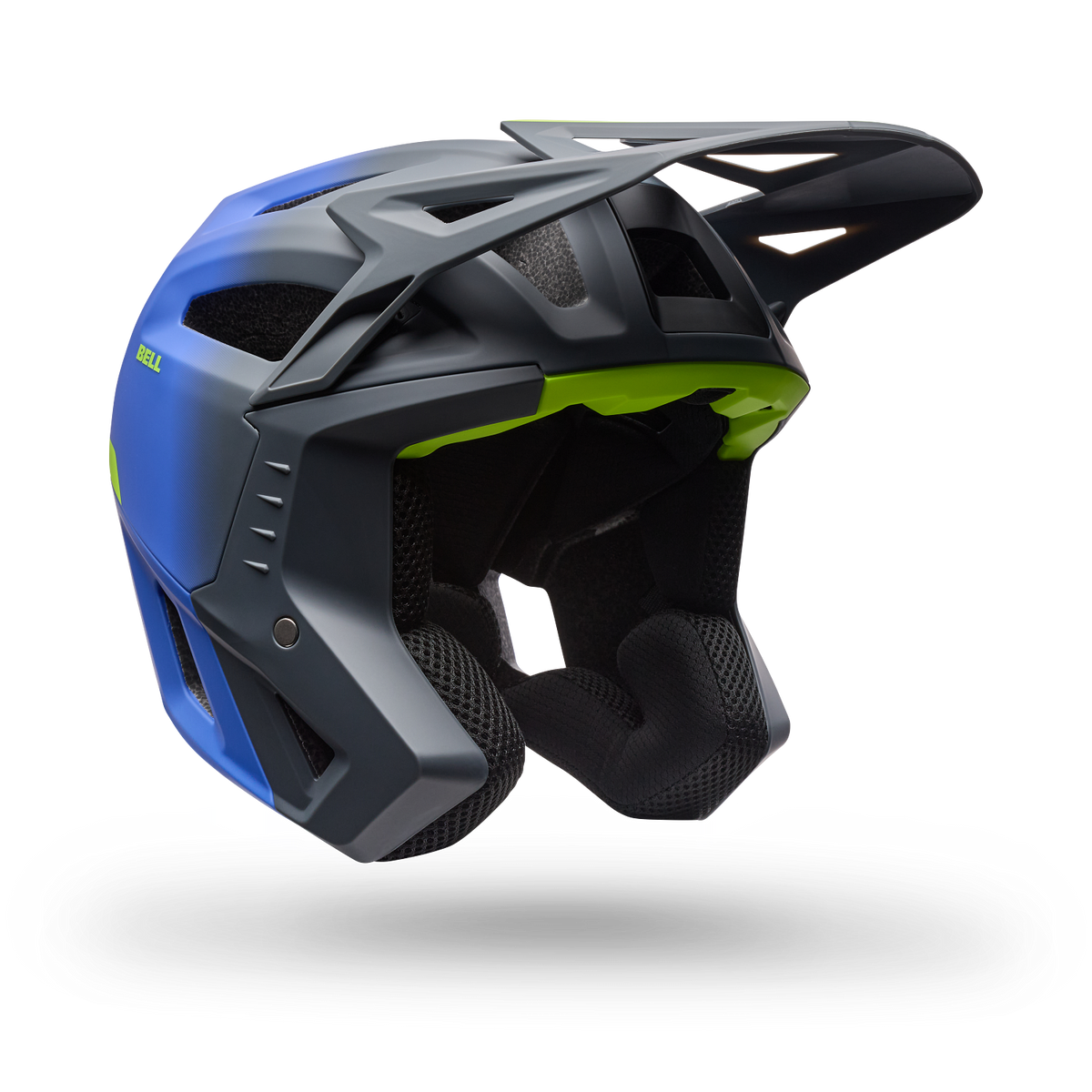 Bell 3Qtr-Air Mips Helmet - Grid - Blue/Yellow - image 2 (38236-029)