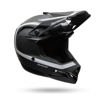 Bell Full-10 Mips Helmet - Fasthouse Stripe - Black/White - image 2 (39304-018)