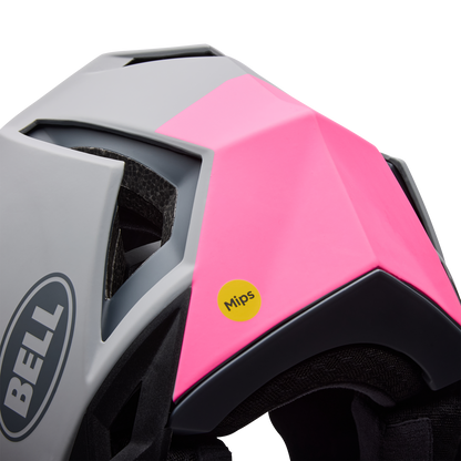 Bell Full-10 Mips Helmet - Level Set - Grey/Pink - image 8 (38144-453)
