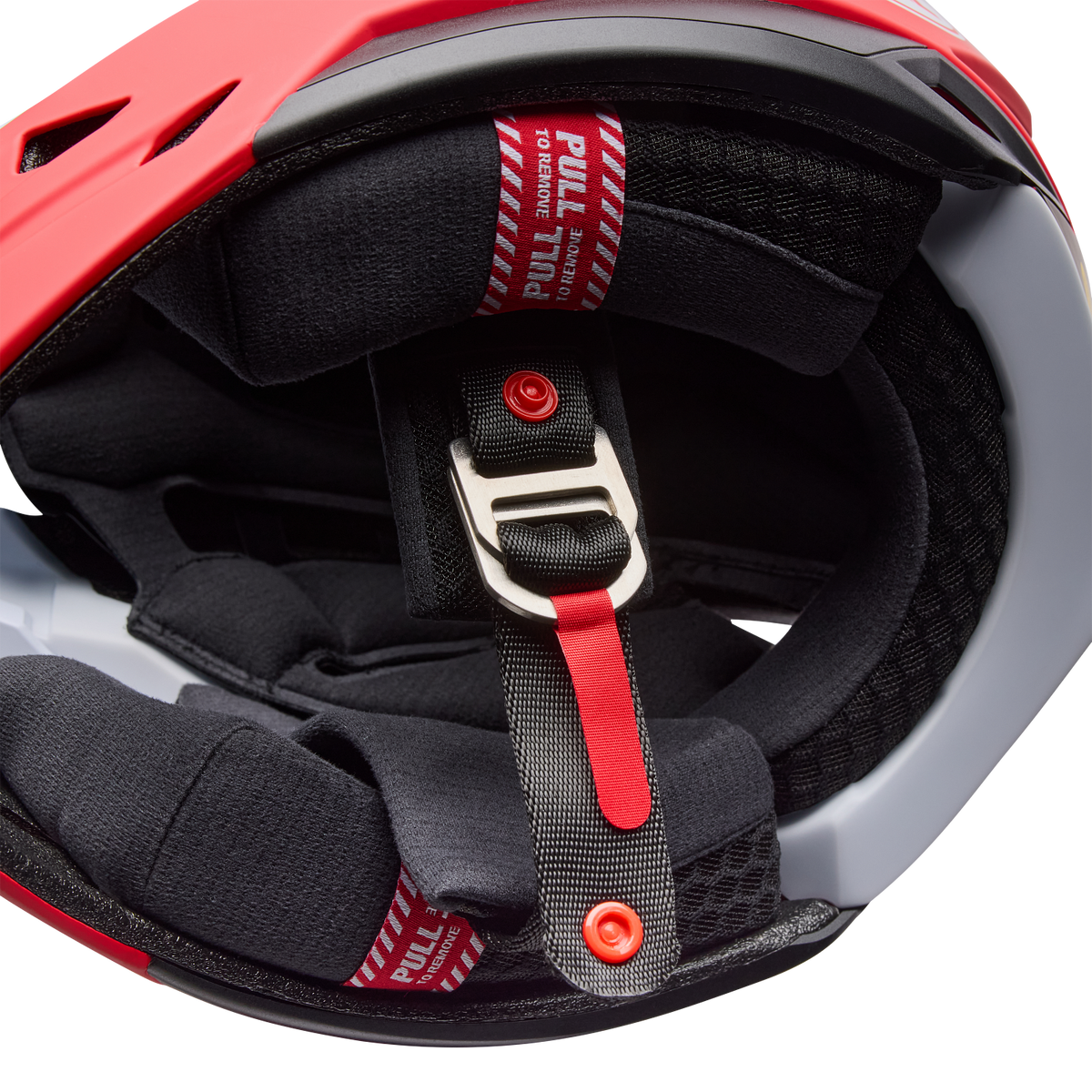 Bell Full-10 Mips Helmet - Level Set - White/Red - image 10 (38144-077)