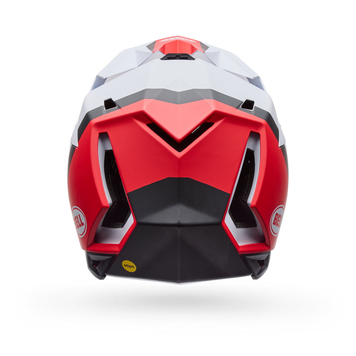 Bell Full-10 Mips Helmet - Level Set - White/Red - image 4 (38144-077)