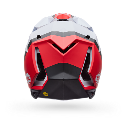 Bell Full-10 Mips Helmet - Level Set - White/Red - image 4 (38144-077)