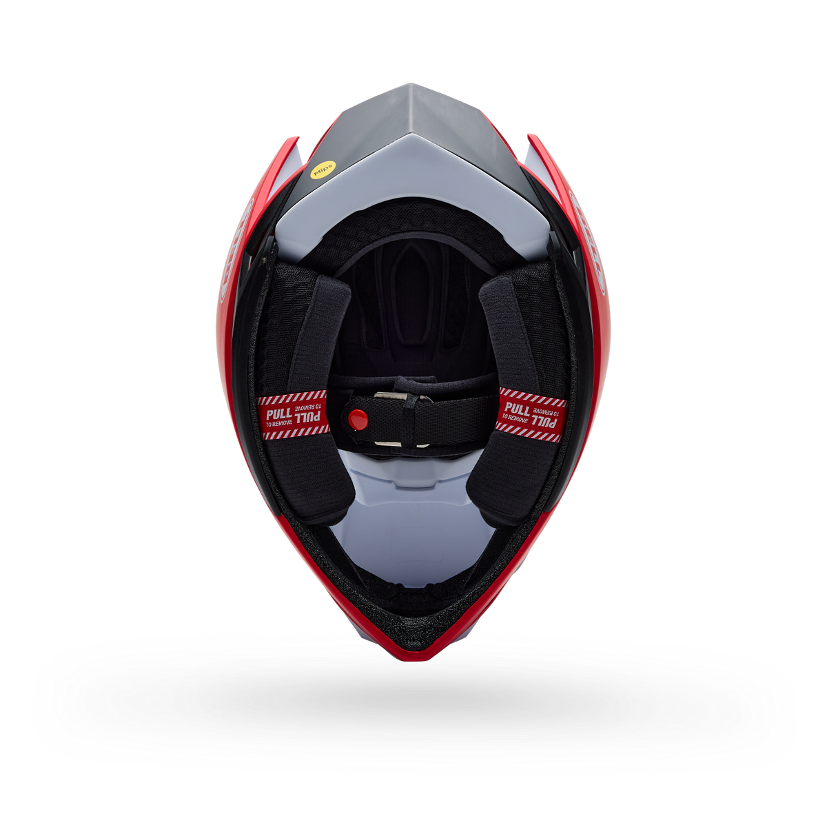 Bell Full-10 Mips Helmet - Level Set - White/Red - image 6 (38144-077)