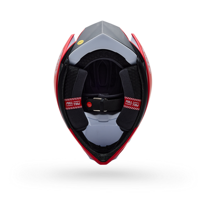 Bell Full-10 Mips Helmet - Level Set - White/Red - image 6 (38144-077)