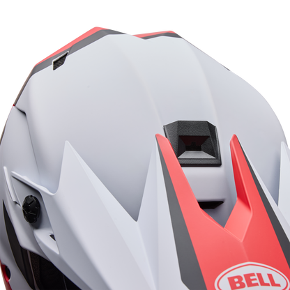 Bell Full-10 Mips Helmet - Level Set - White/Red - image 9 (38144-077)