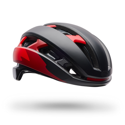 Bell XR Spherical Helmet - Fluid - Black/Red - image 2 (38190-017)