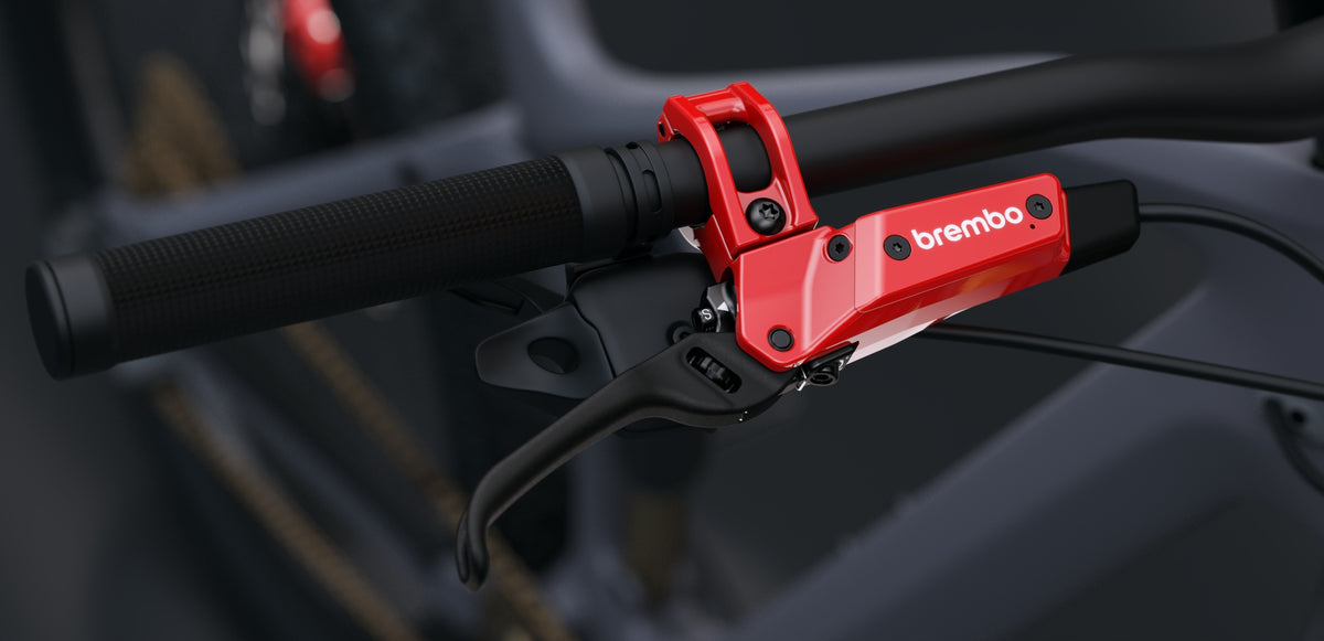Brembo GR-PRO brake lever fitted to a handlebar
