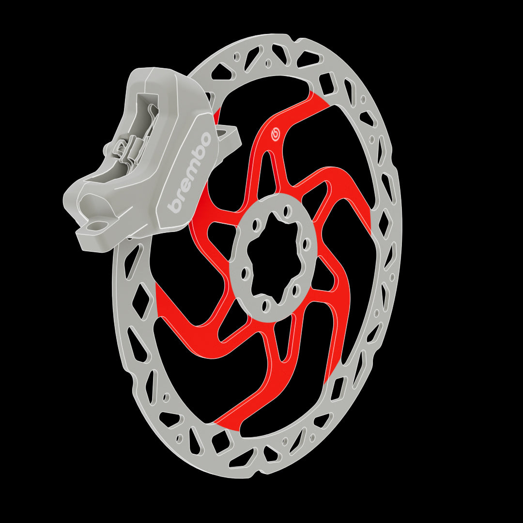 Brembo GR-PRO rotor spoke detail