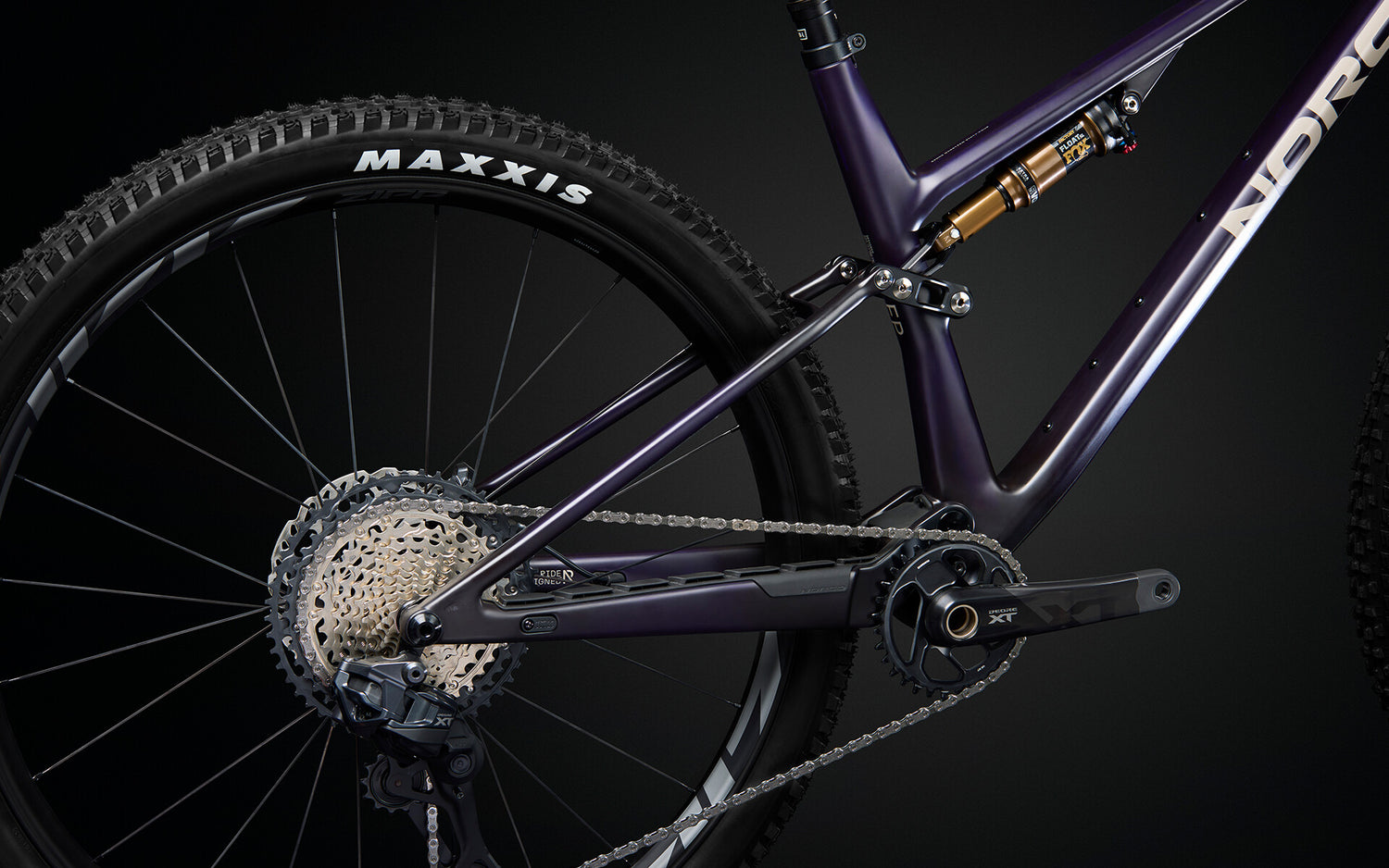 Suspension detail of the Norco Revolver 130