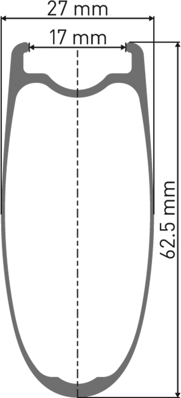 DT Swiss ARC - rim cross-section diagram