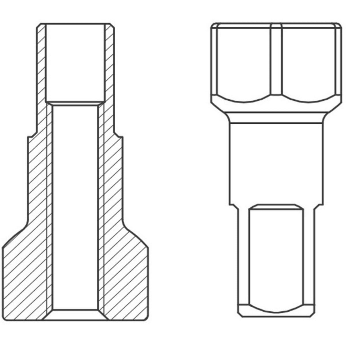 DT Swiss Alloy Pro Lock Flat Hex Pro Head Nipple - product detail