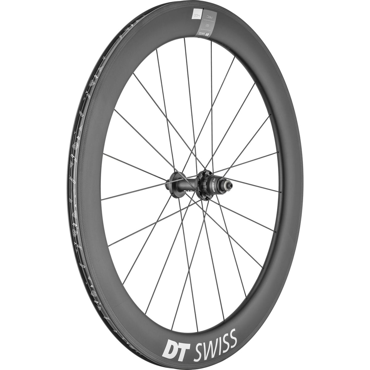DT Swiss ARC 1400 DICUT 62 x 17 mm Rim Brake Clincher Ratchet EXP Rear Wheel - product view