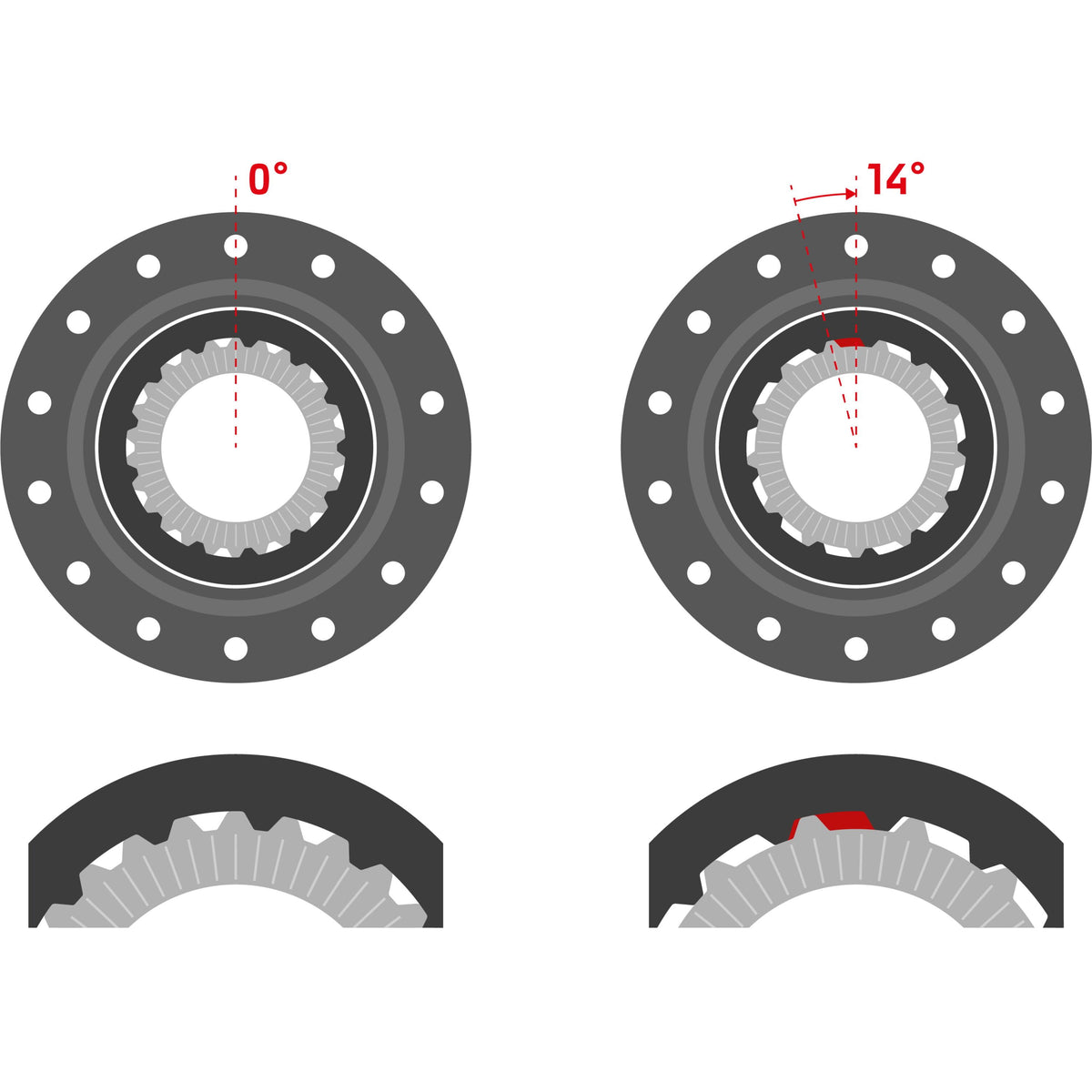 DT Swiss Ratchet DF Upgrade Kit for Ratchet and Ratchet LN - ratchet mechanism detail