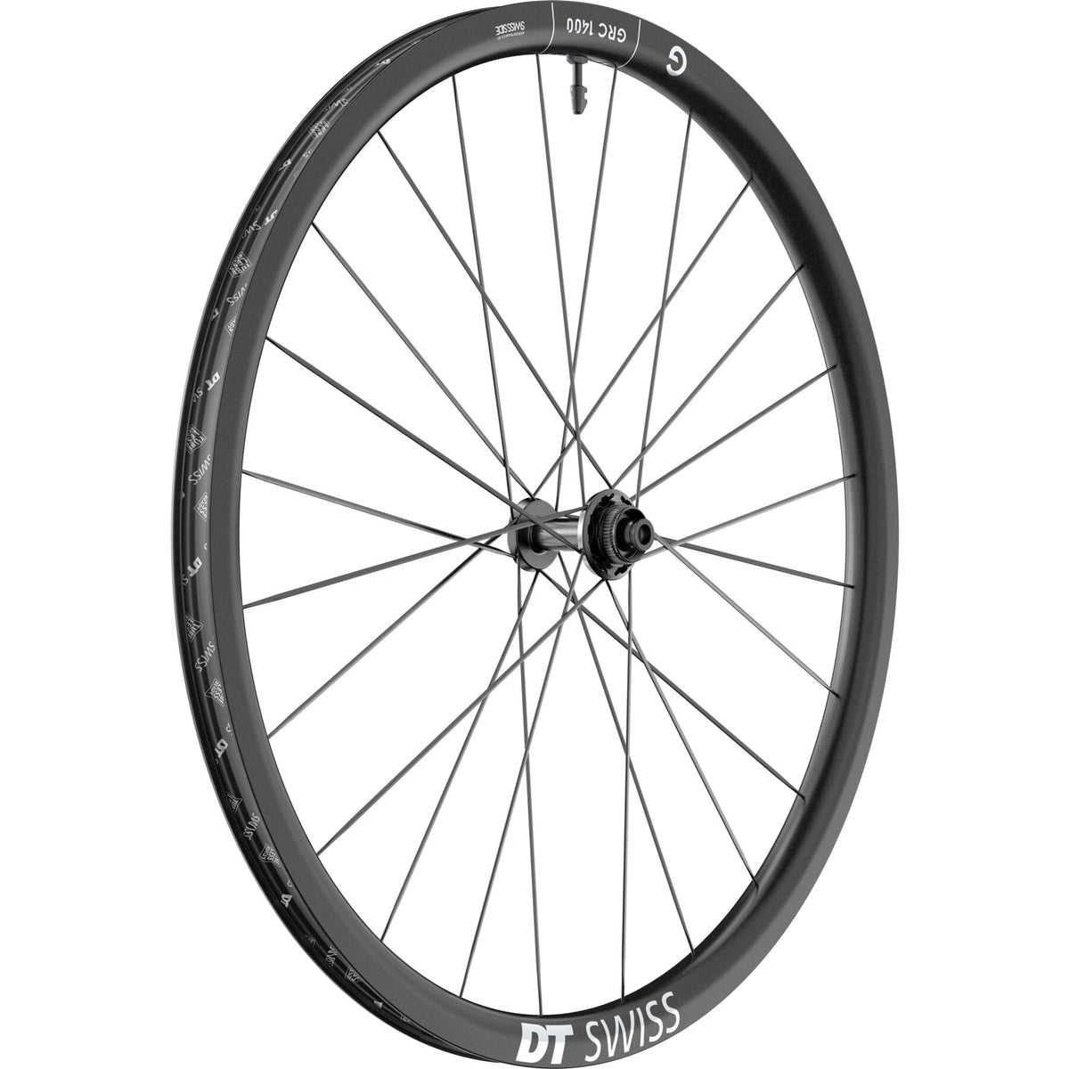 DT Swiss GRC 1400 DICUT 30 x 24 mm Clincher Front Wheel - product view