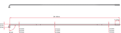 DT Swiss Competition - spoke profile diagram