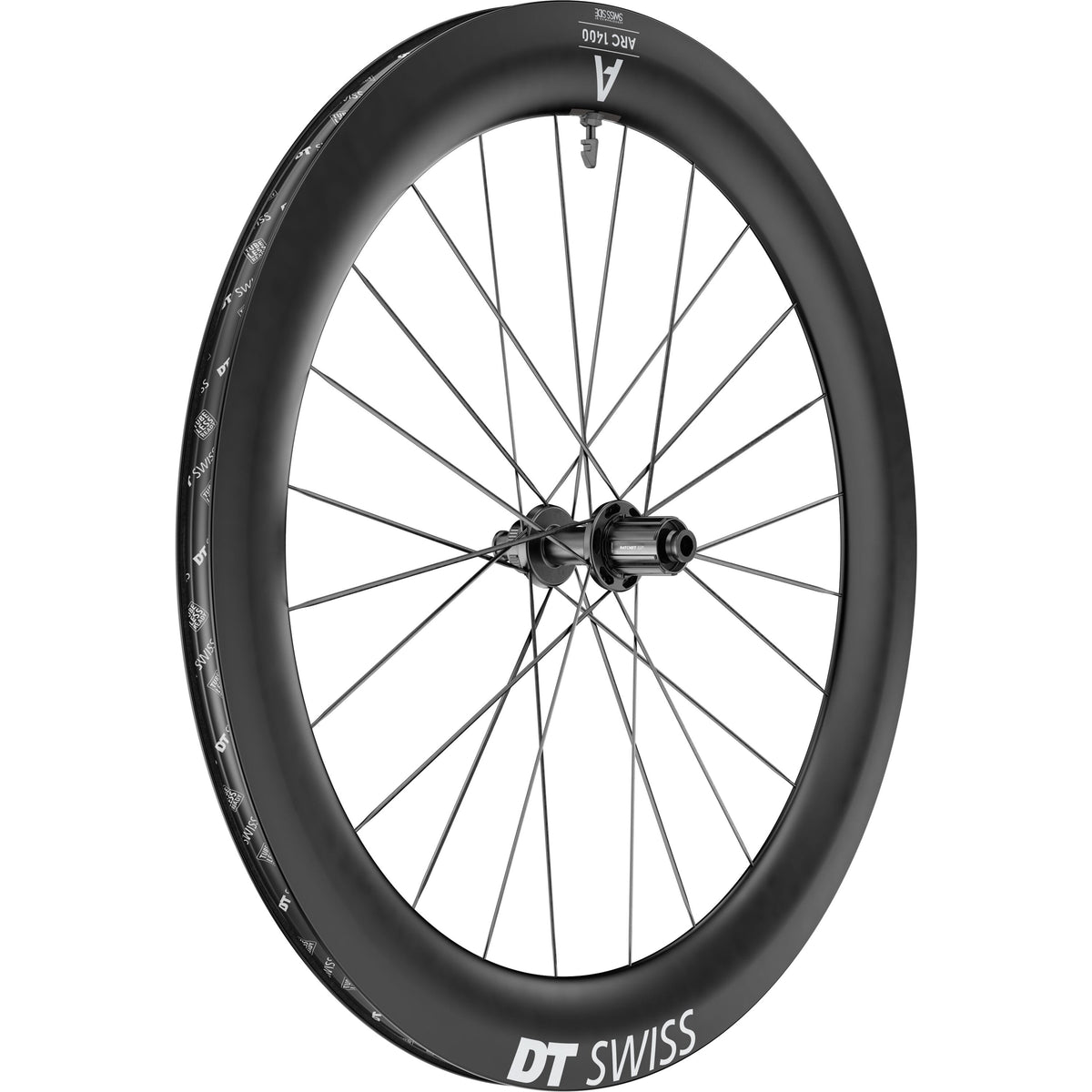 DT Swiss ARC 1400 DICUT Gen 3 65 x 22 mm Clincher Ratchet EXP Rear Wheel - product view
