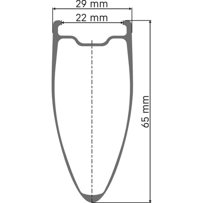 DT Swiss ARC - rim cross-section diagram