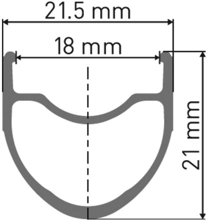DT Swiss - rim cross-section diagram