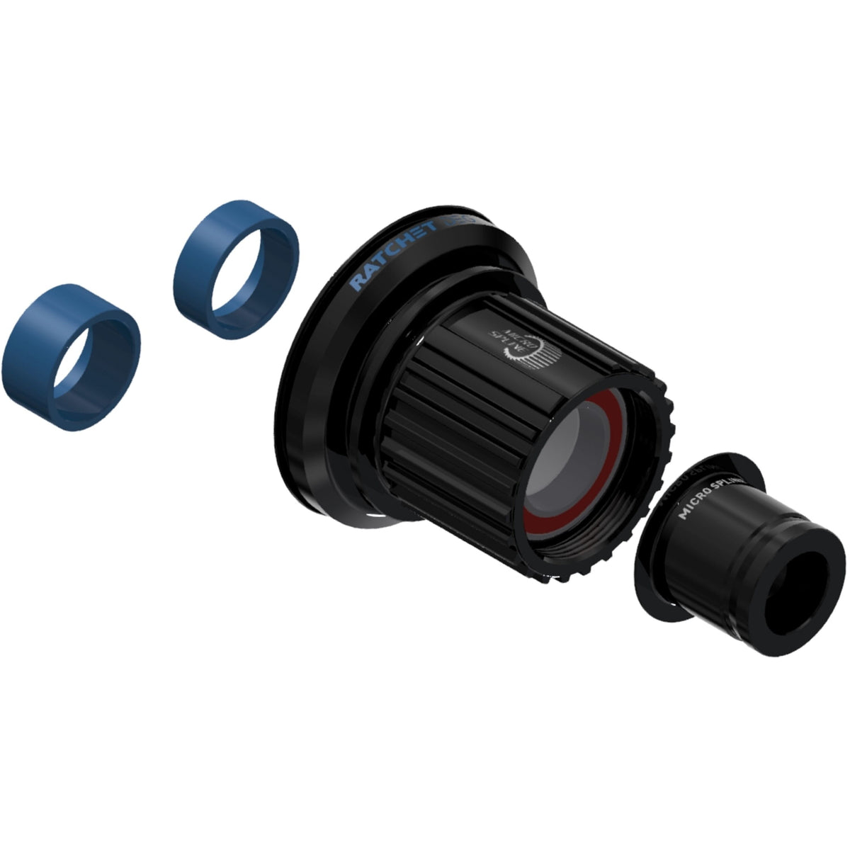 DT Swiss Hybrid Steel Ratchet DEG Freehub Conversion Kit, Shimano MICRO SPLINE, 12 mm - product view