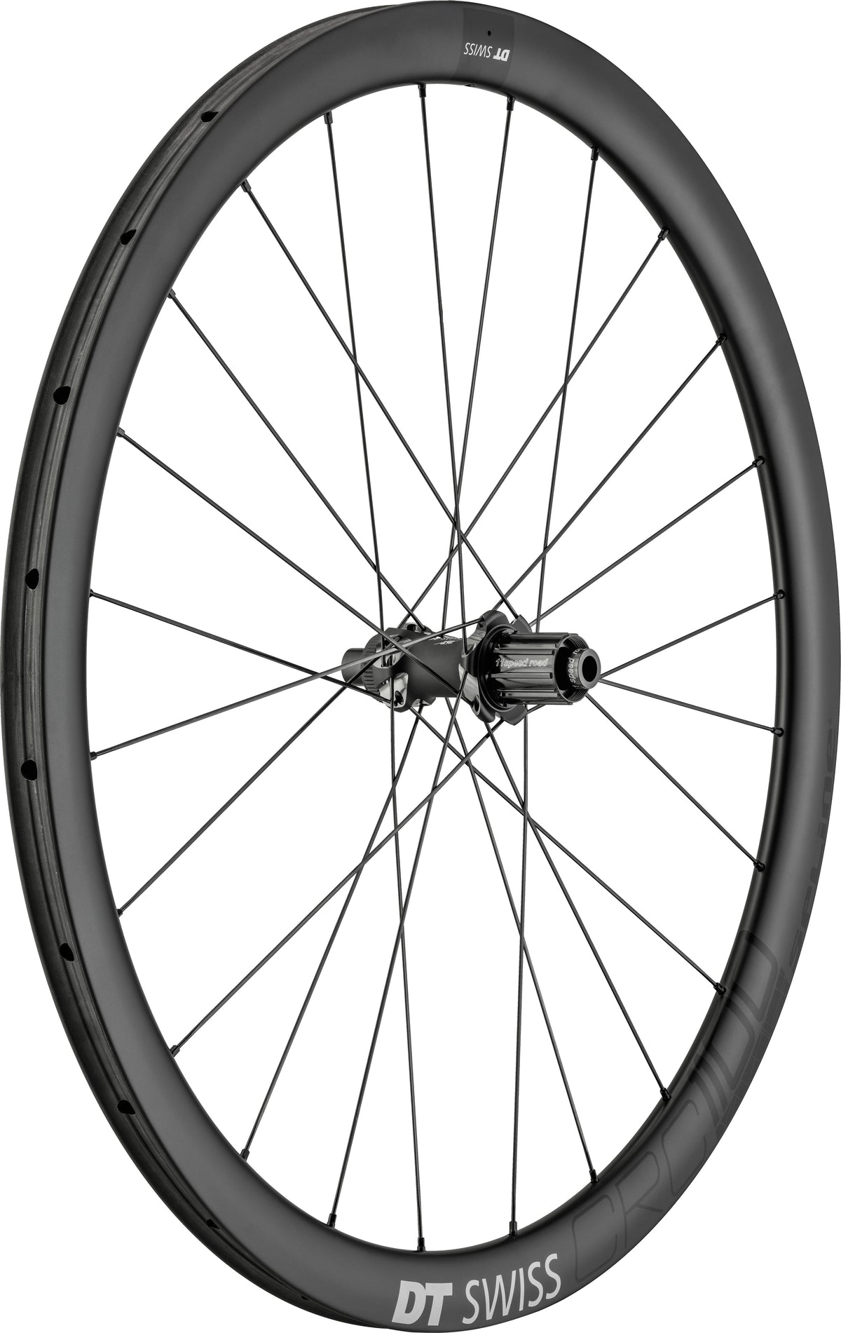 DT Swiss CRC 1100 SPLINE 38 x 26 mm Tubular Ratchet Rear Wheel - A Dedicated Tubular Rim