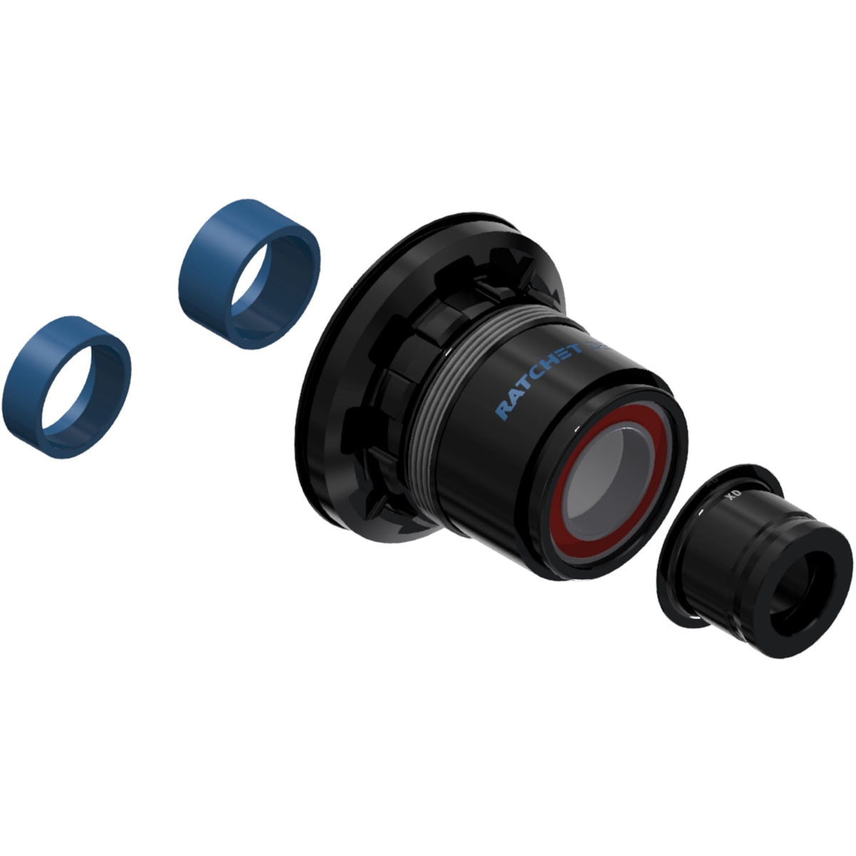 DT Swiss Hybrid Steel Ratchet DEG Freehub Conversion Kit, MTB, SRAM XD, 12 mm - product view