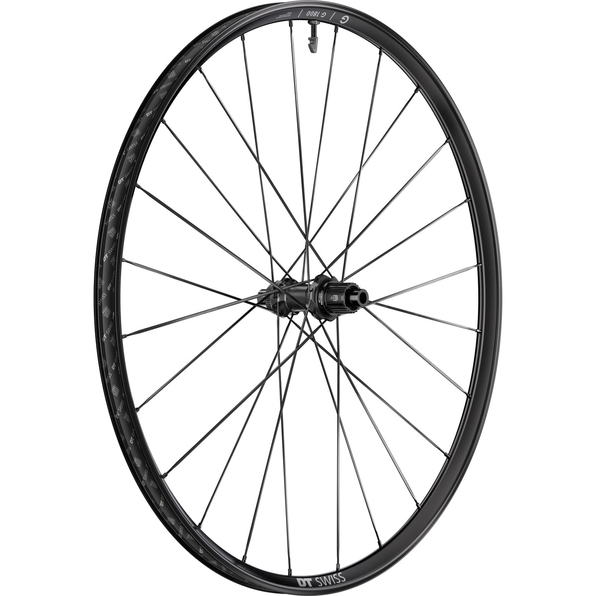 DT Swiss G 1800 SPLINE 20 x 26 mm Centre Lock Clincher Ratchet LN Rear Wheel - product view