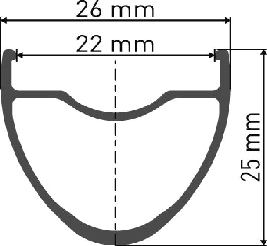DT Swiss - rim cross-section diagram