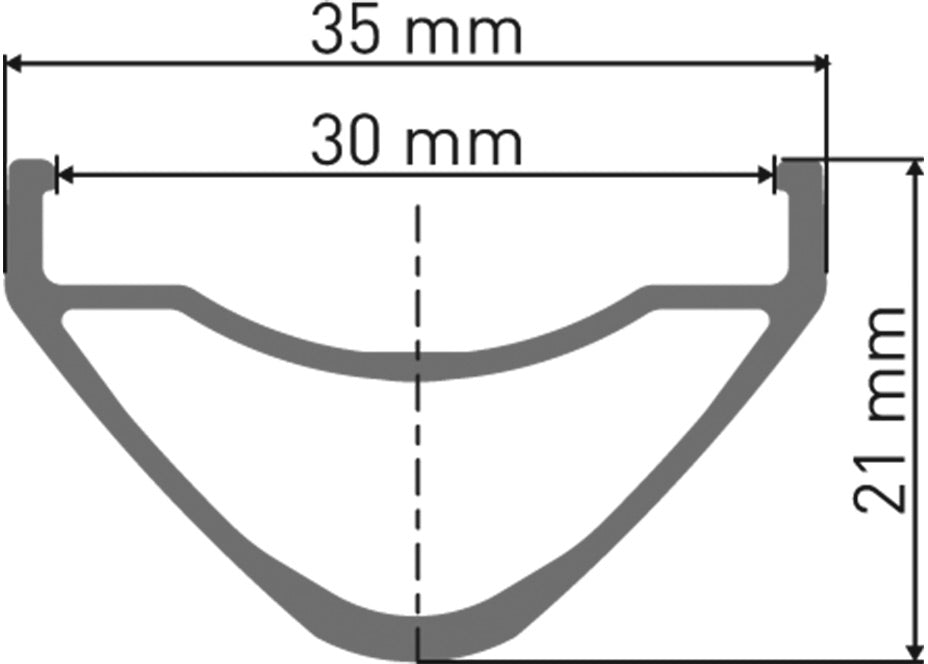 DT Swiss - rim cross-section diagram