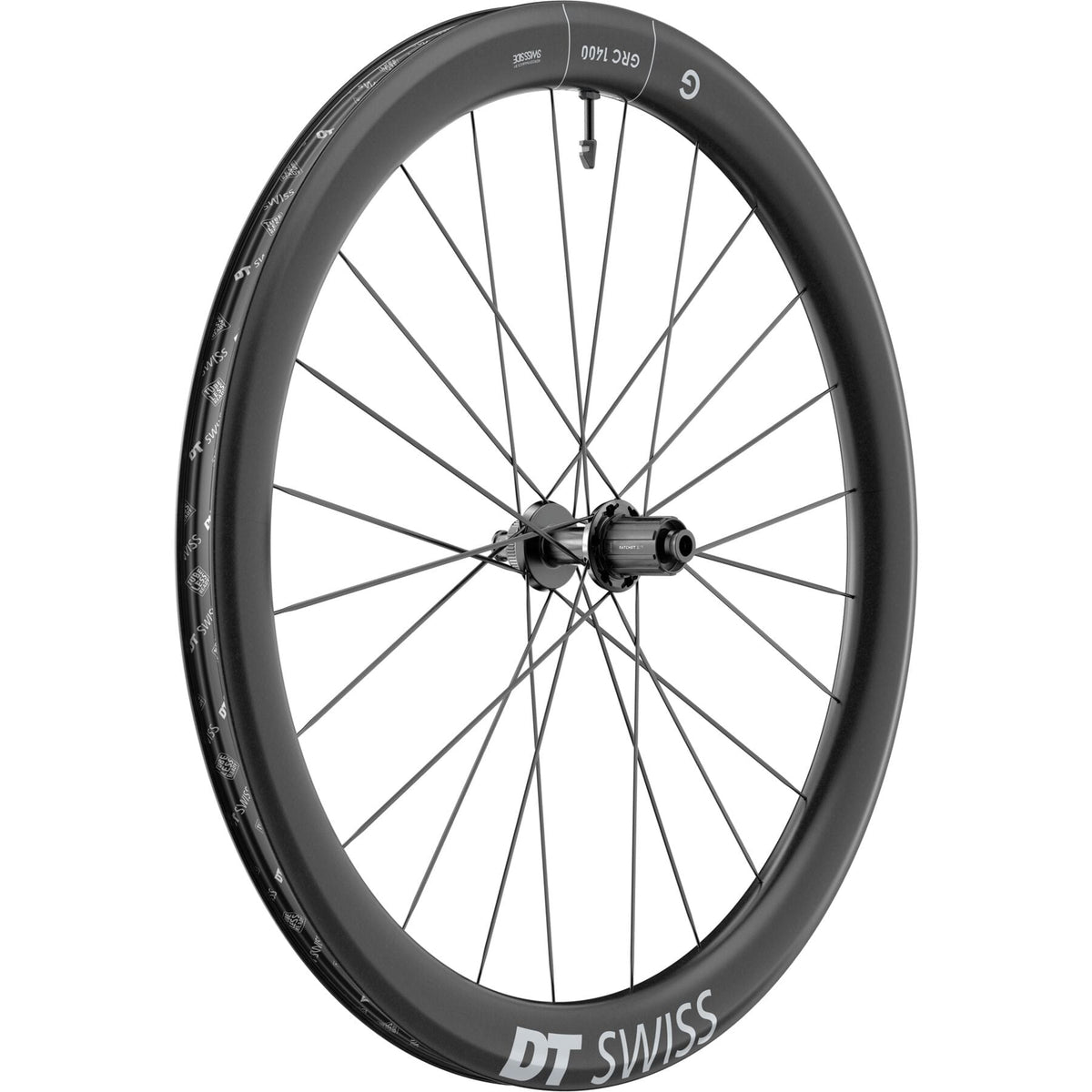 DT Swiss GRC 1400 DICUT 50 x 24 mm Clincher Ratchet EXP Rear Wheel - product view
