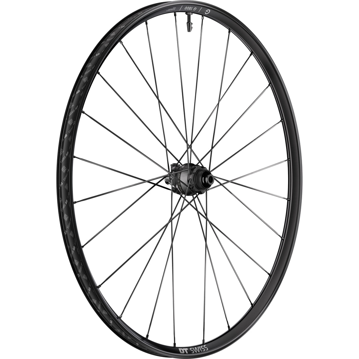 DT Swiss G 1800 SPLINE 20 x 26 mm Centre Lock Clincher Dynamo Front Wheel - product view
