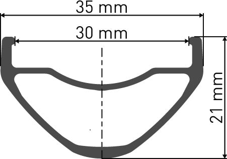 DT Swiss F 1900 Classic 30 mm Ratchet Rear Wheel - technical diagram