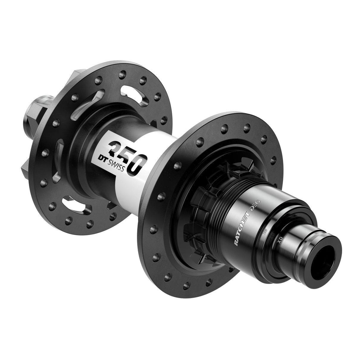DT Swiss 350 Ratchet DEG Classic 6-Bolt Rear Hub - product view